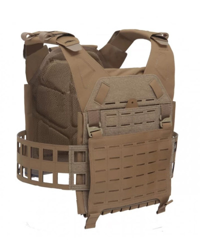 Nosič balistických plátů s laser cut MOLLE vazbou – přední pohled