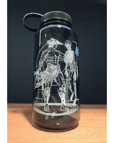 Nalgene flaška s potiskem od RX-store. černá