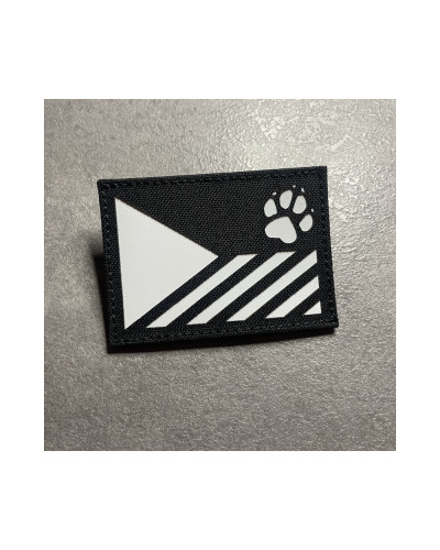 nášivka neboli patch s českou vlajkou pro psovody k-9