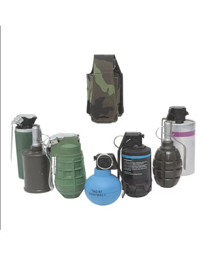 Jedna sumka pro více typů dýmovnic a granátů