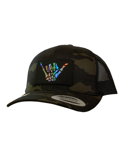 Kšiltovka Shaka Multicam black