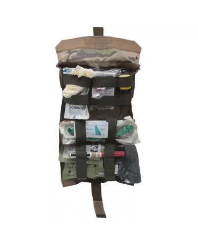 Horizontální IFAK zdravotnické pouzdro s MOLLE uchycením pro vestu nebo opasek