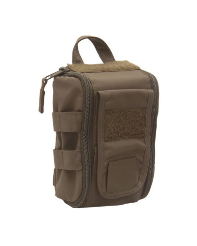 Taktická IFAK lékárnička s dvoucestným zipem a širokým madlem pro rychlý přístup černá