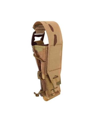 Samosvorné pouzdro EVO 3 / MP5 připevněné na MOLLE vestě